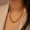 Siri┃Statement Cuban Chain Necklace - Bee & Berry