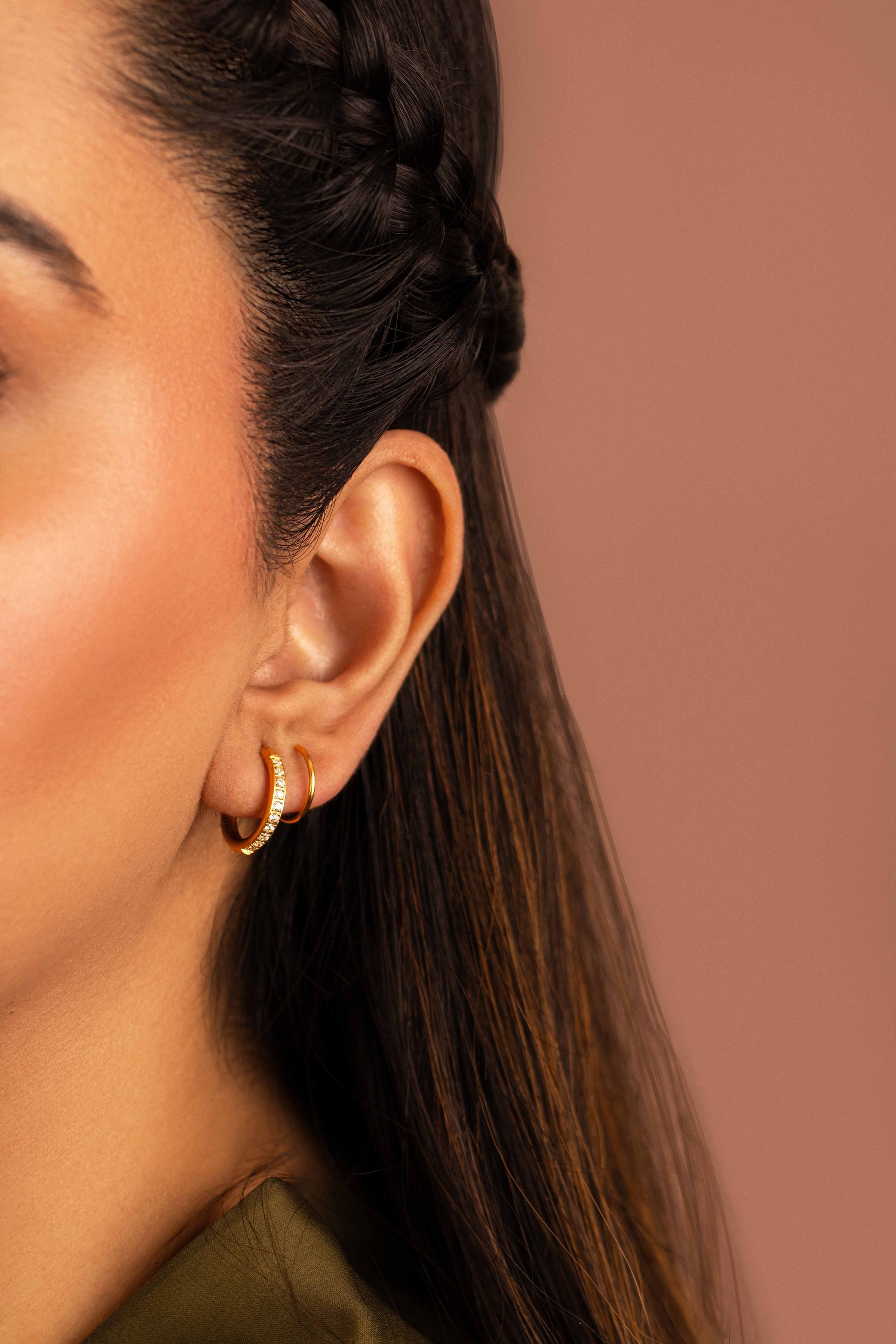 Esme  │ Double hoop earrings - Bee & Berry