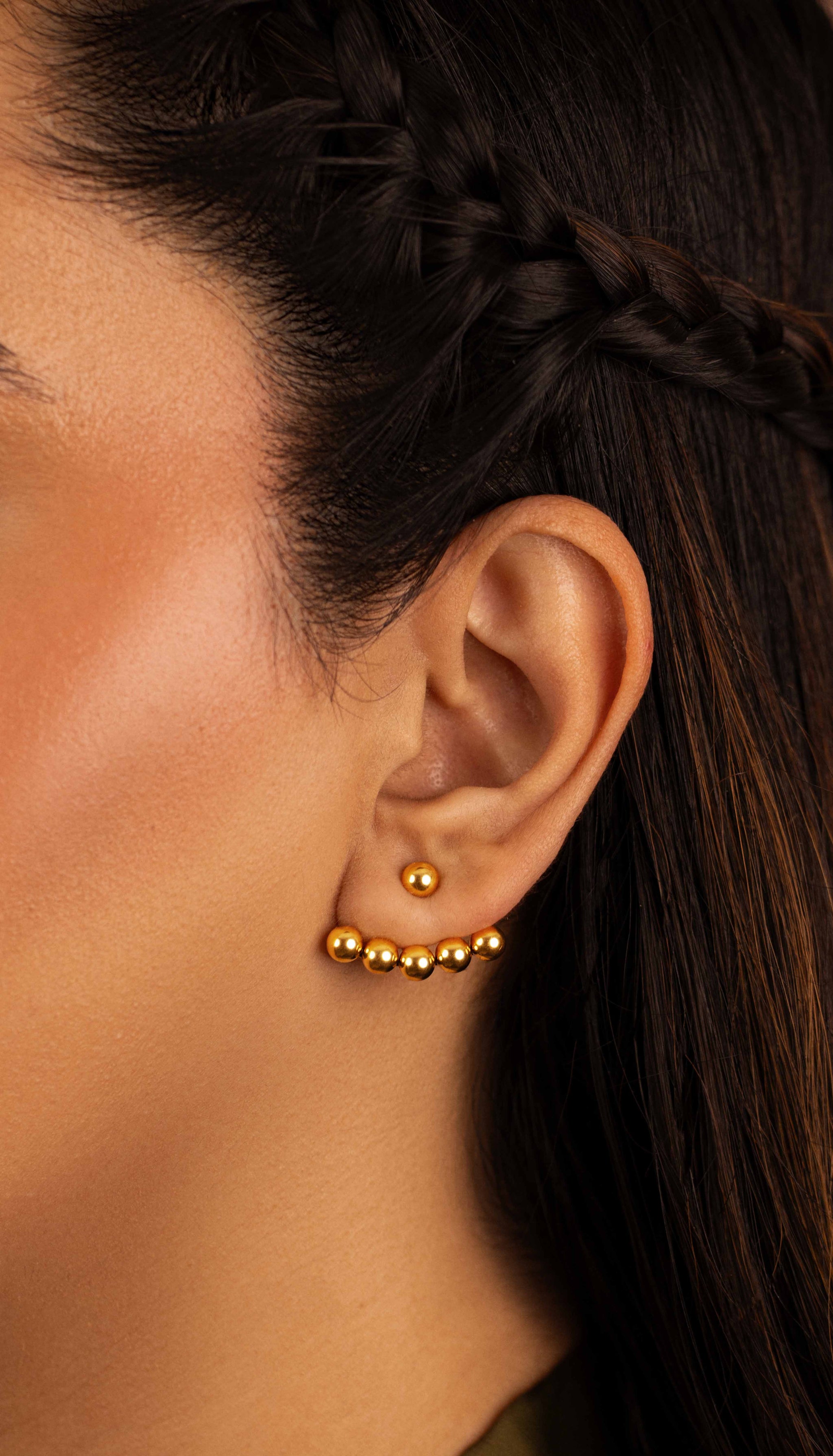 Rumi  │ Dual Stud Earrings - Bee & Berry