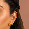 Rumi  │ Dual Stud Earrings - Bee & Berry