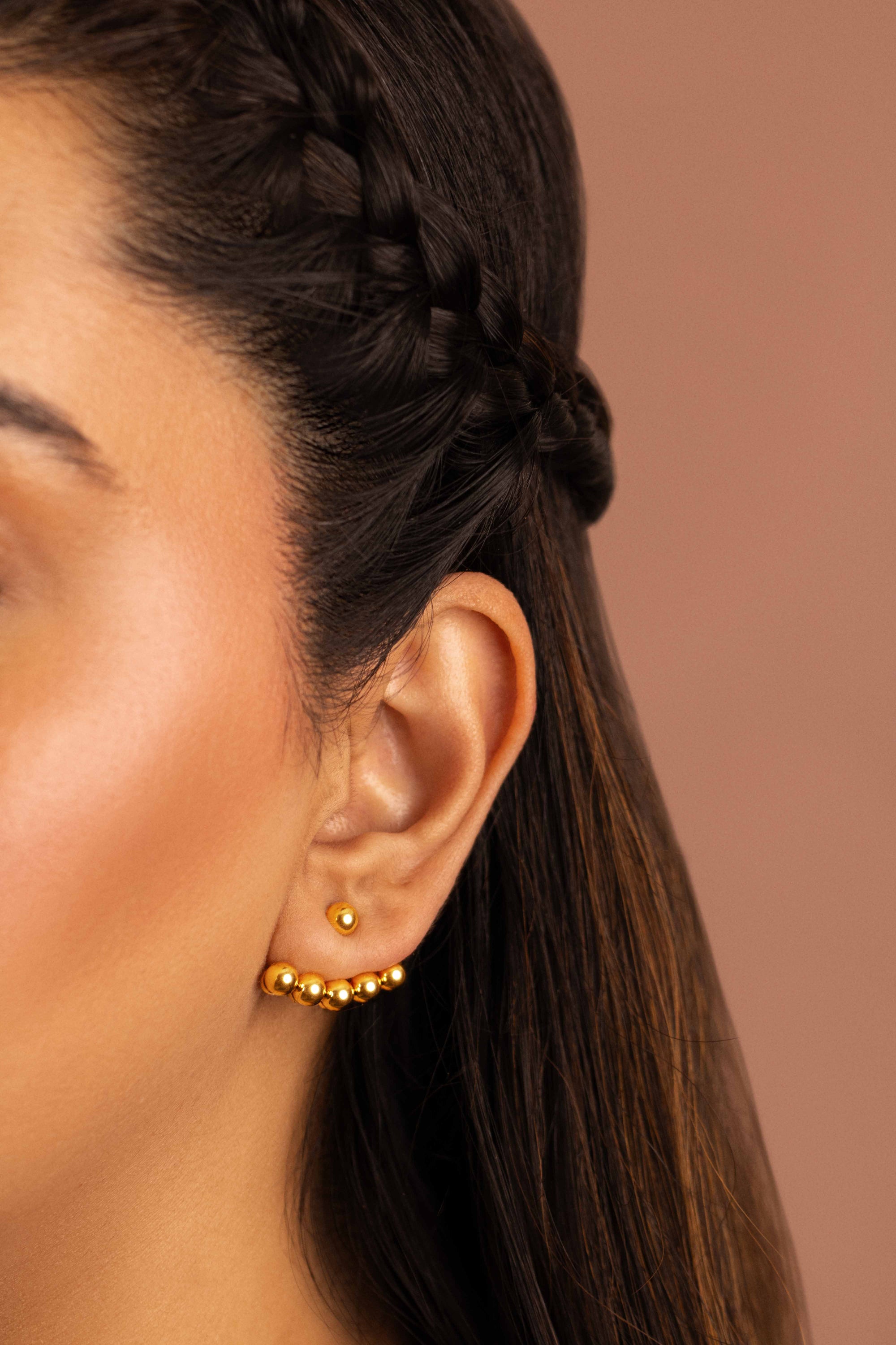 Rumi  │ Dual Stud Earrings - Bee & Berry