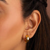 Rose  │ Huggie hoop Earrings - Bee & Berry