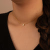 Leah │ Initial Letter Necklace - Bee & Berry